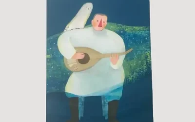 Bloc-Notes “Homme de glace et son oud”